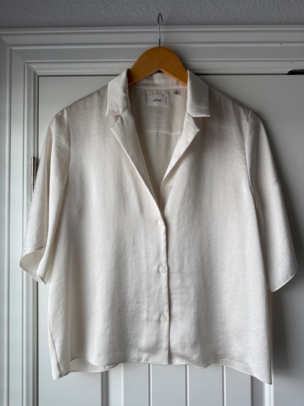 Wilfred Boxy Silk Blouse